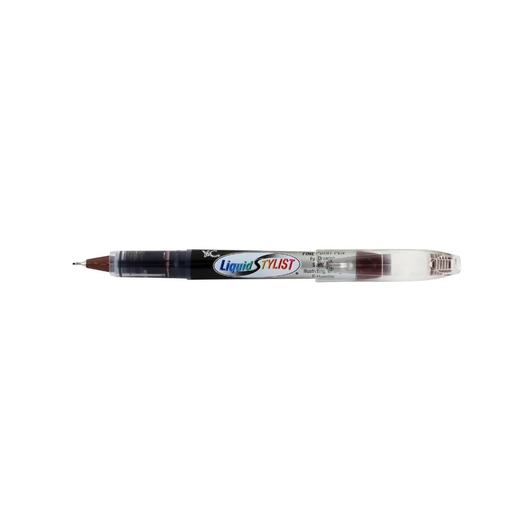Liquid Stylist Pen, Brown, Box of One Dozen (LSP10E)