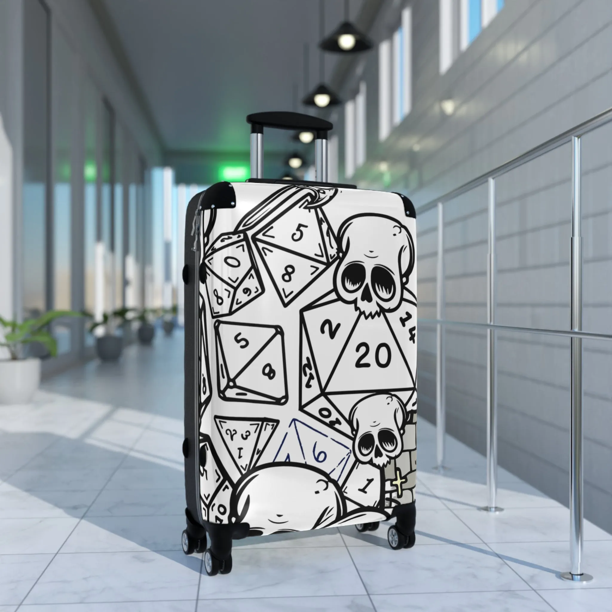Luggage:  Skull DND Gaming Suitcase