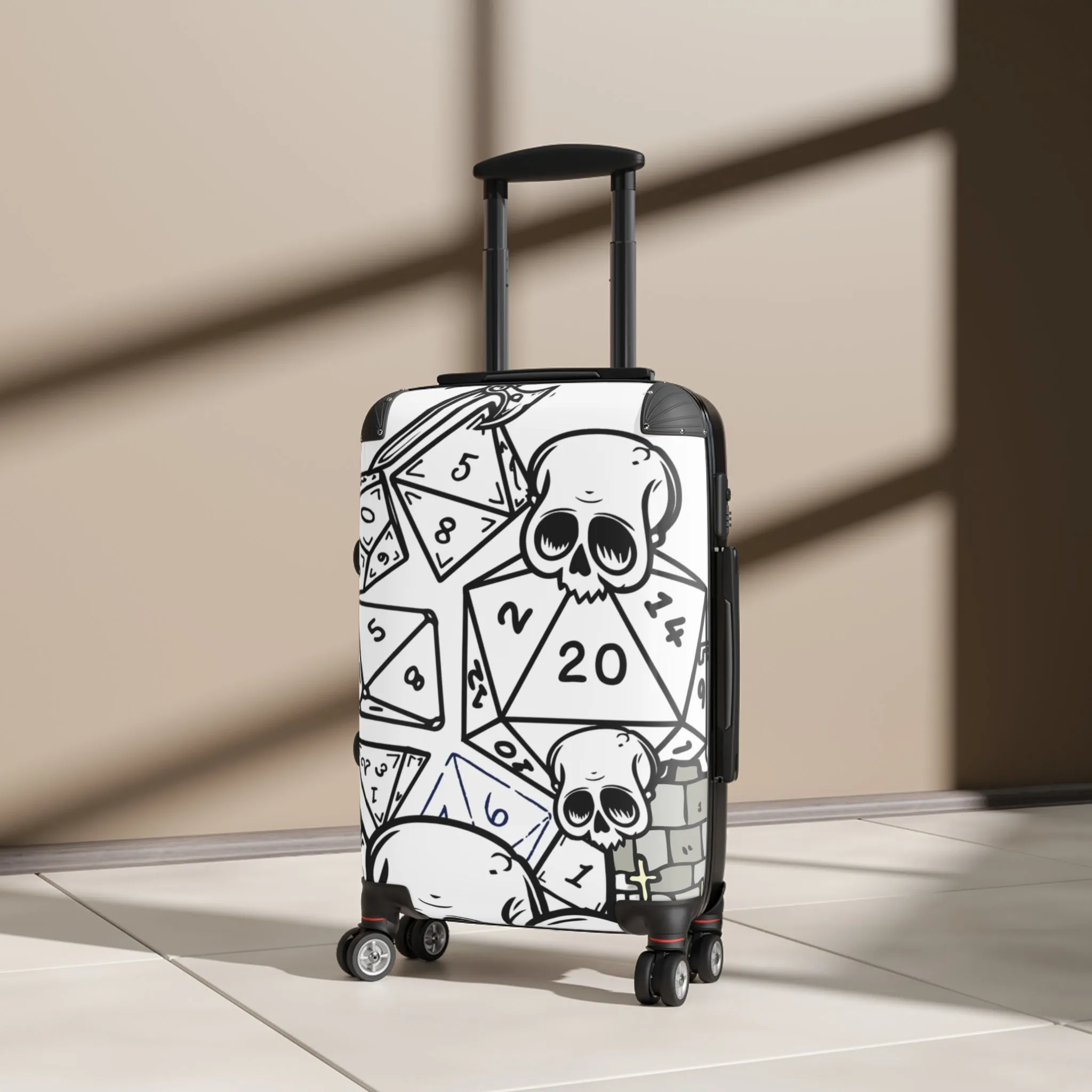 Luggage:  Skull DND Gaming Suitcase