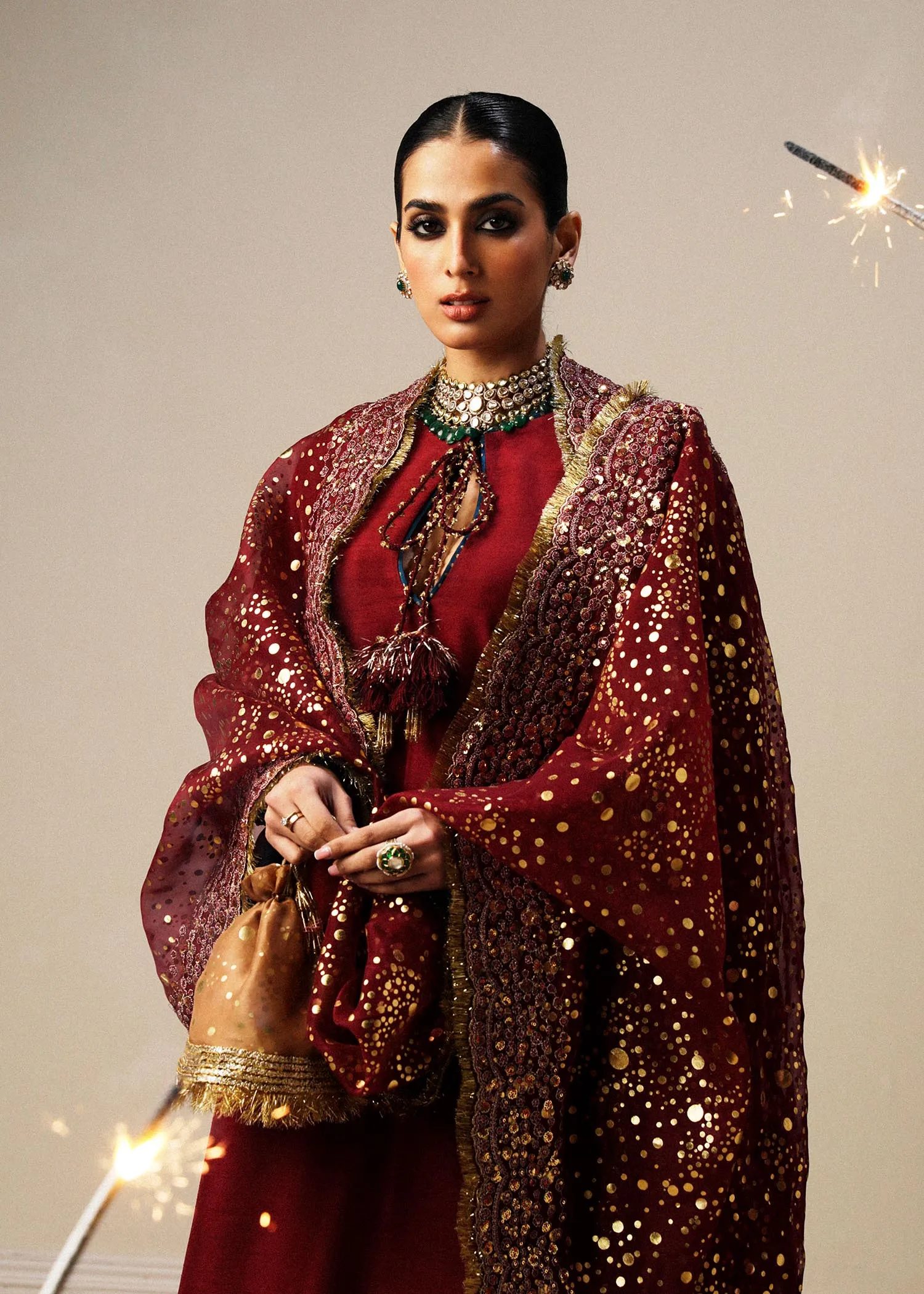 Luxury Pret Aw 24 - Surkh