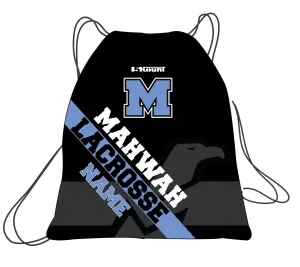 Mahwah Lacrosse Sublimated Drawstring Bag