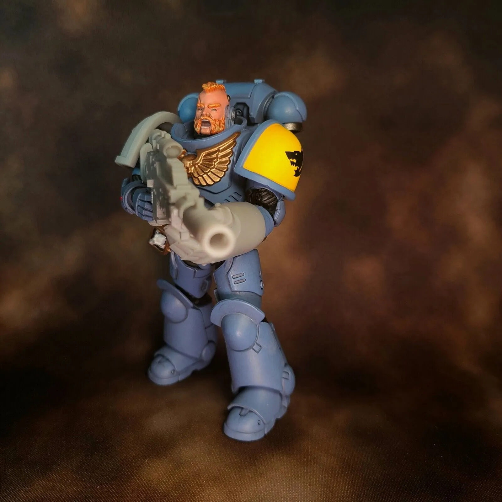 Mark III Shrike Sniper Rifle: Warhammer 40K JoyToy Compatible Space Marine 1:18 Action Figure 4" Custom Part