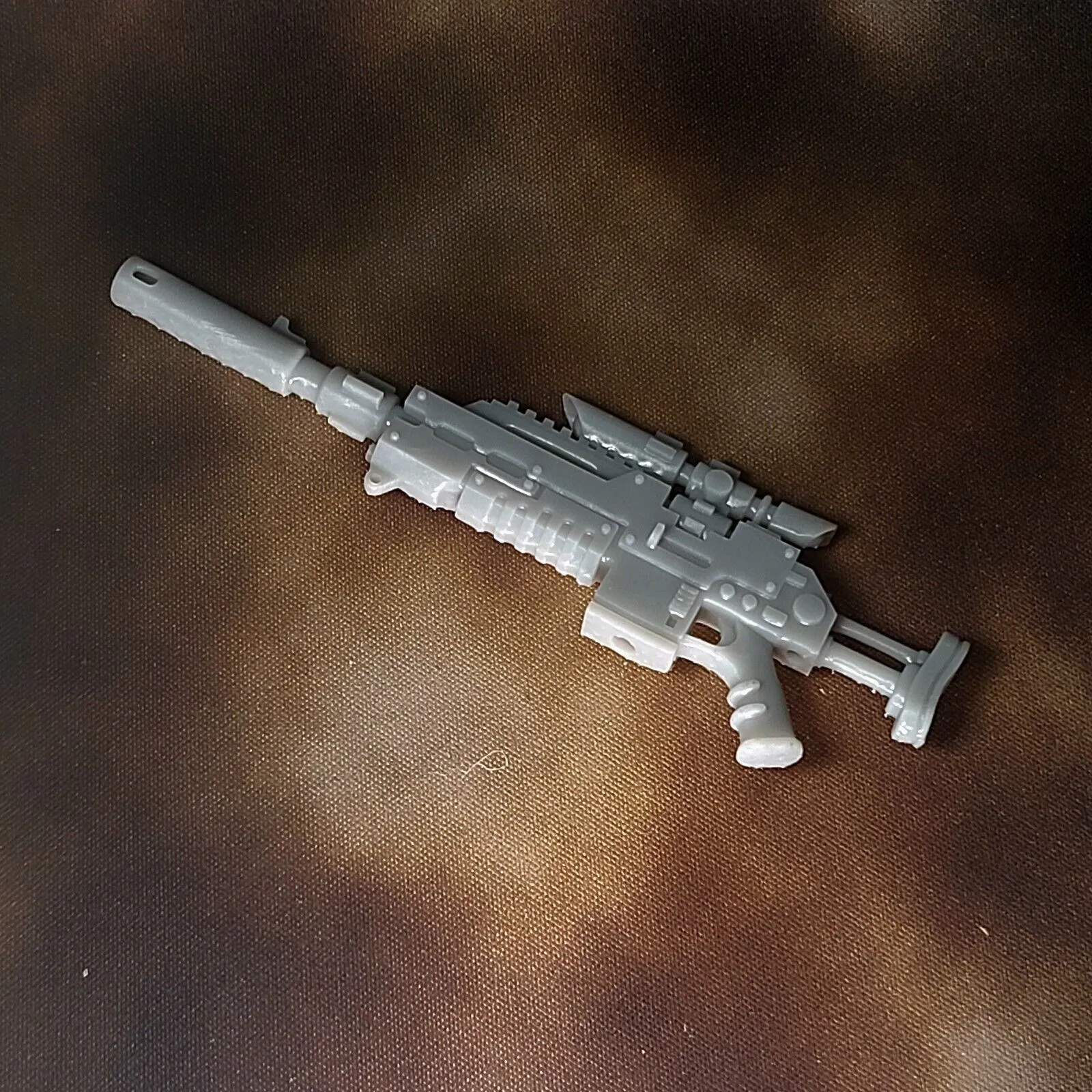 Mark III Shrike Sniper Rifle: Warhammer 40K JoyToy Compatible Space Marine 1:18 Action Figure 4" Custom Part