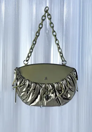 METALLIC CLUTCH BAG