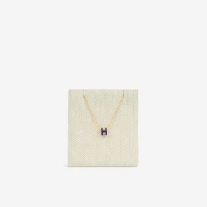 Mini Pop H Pendant - Bleu Saphir