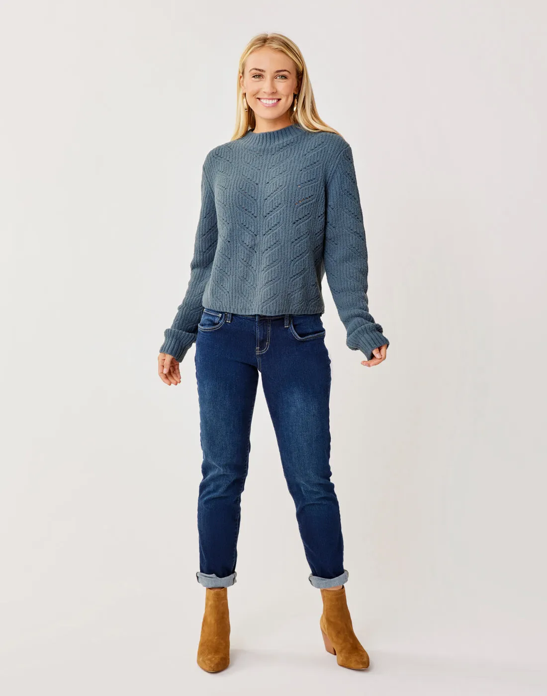 Monroe Sweater: Slate