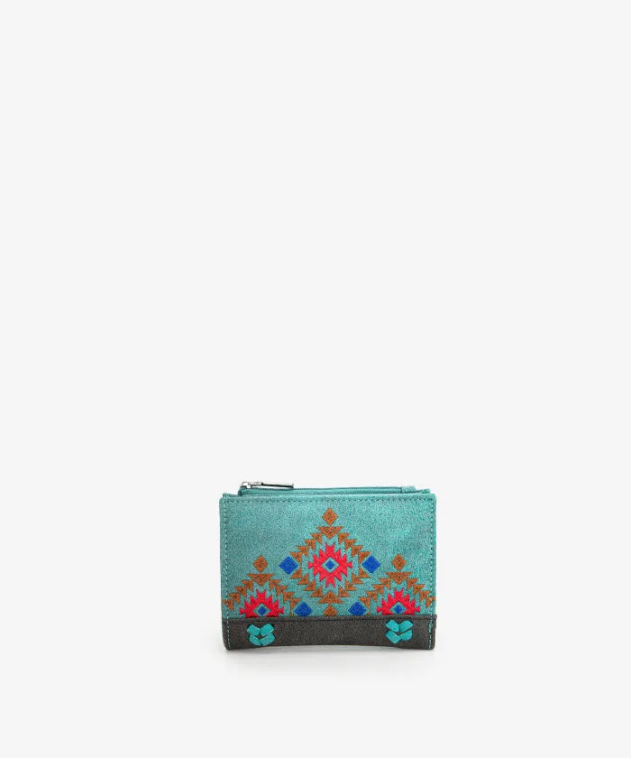 Montana West Aztec Fringe Bucket Bag Set