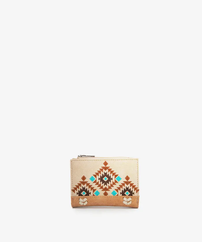 Montana West Aztec Fringe Bucket Bag Set