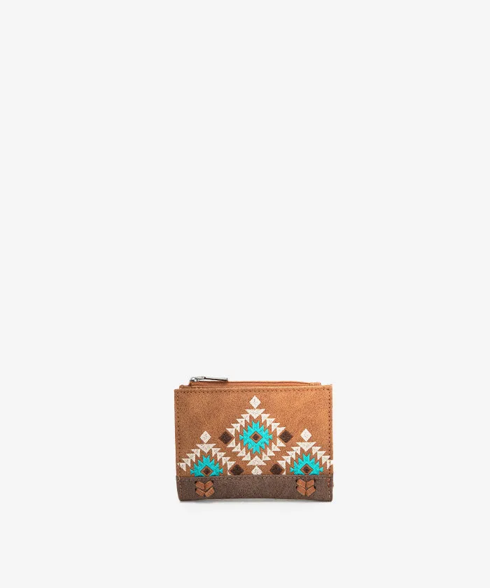 Montana West Aztec Fringe Bucket Bag Set