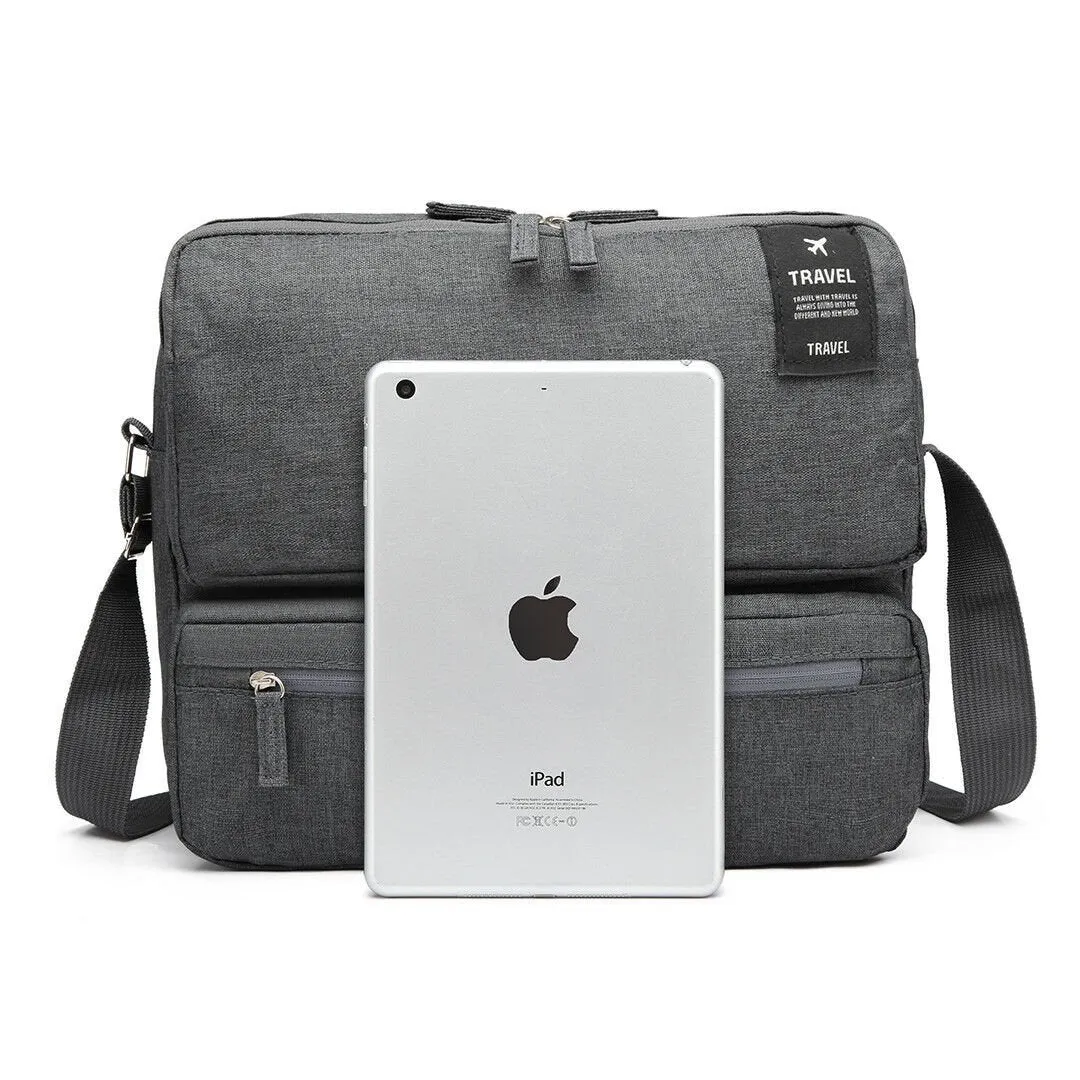 Multi-Compartment Travel Luggage Bag Shoulder Bag