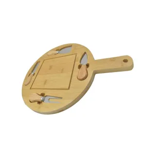Multi-Functional Bamboo Cheese Board Id-26
