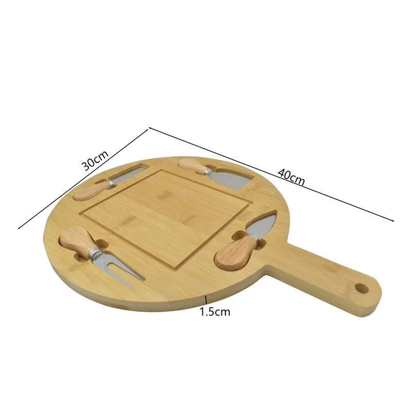 Multi-Functional Bamboo Cheese Board Id-26