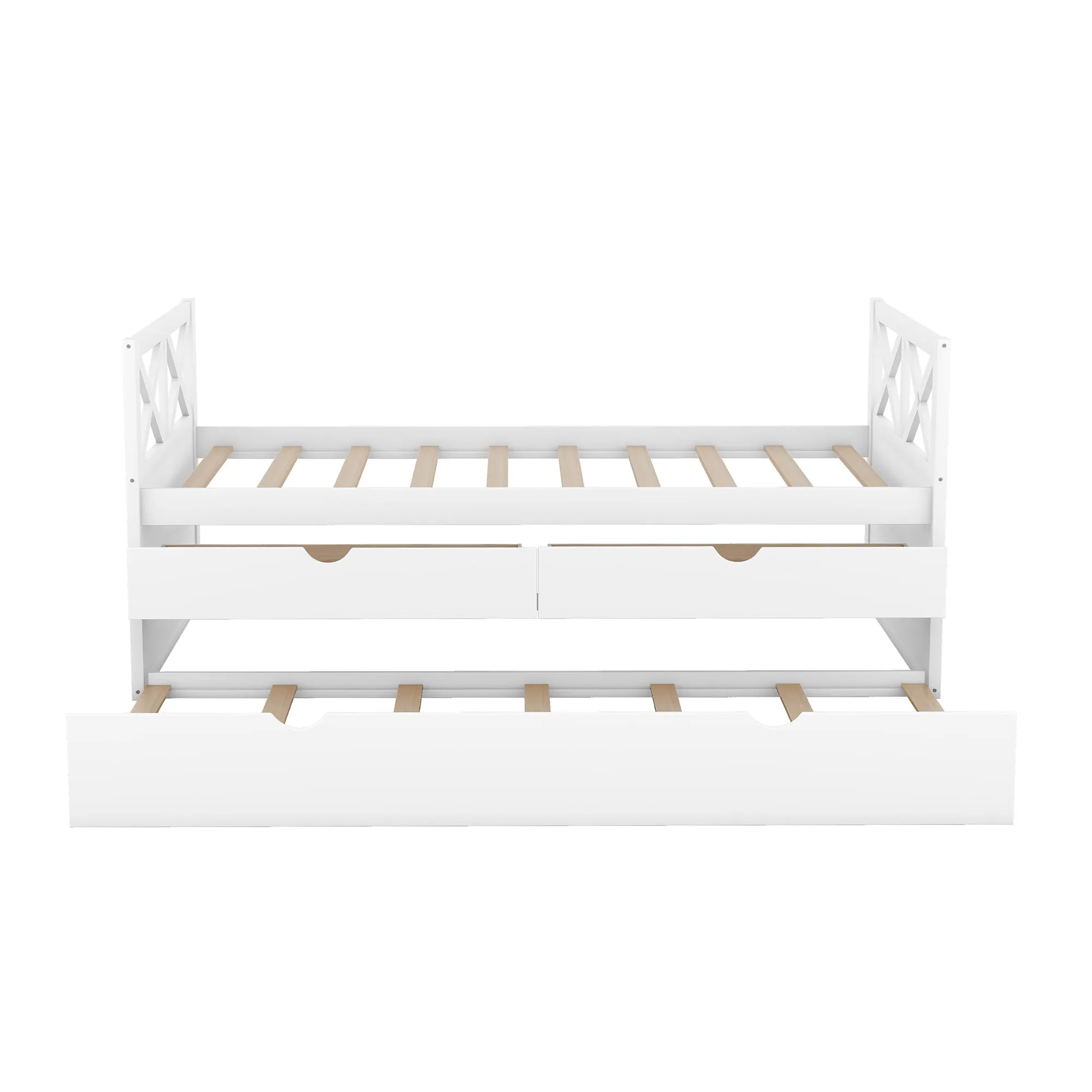 Multi-Functional Daybed with Drawers and Trundle