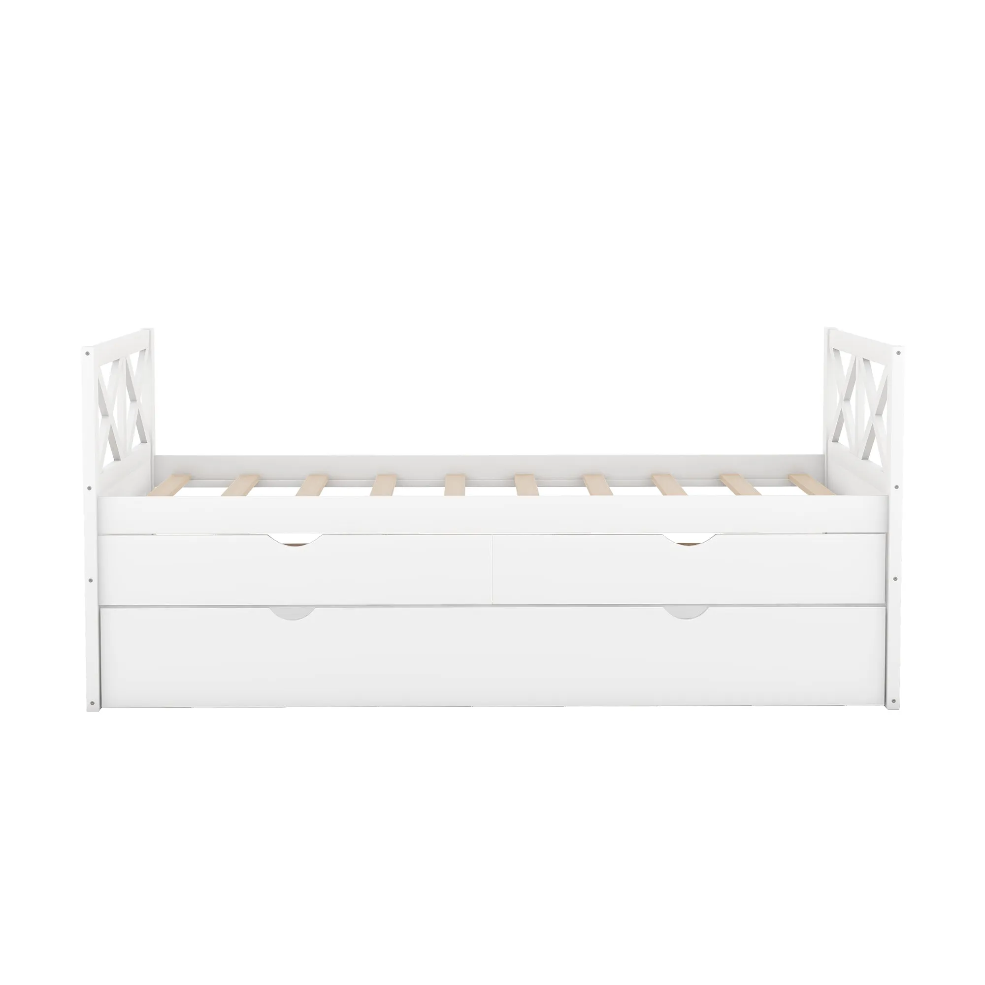 Multi-Functional Daybed with Drawers and Trundle
