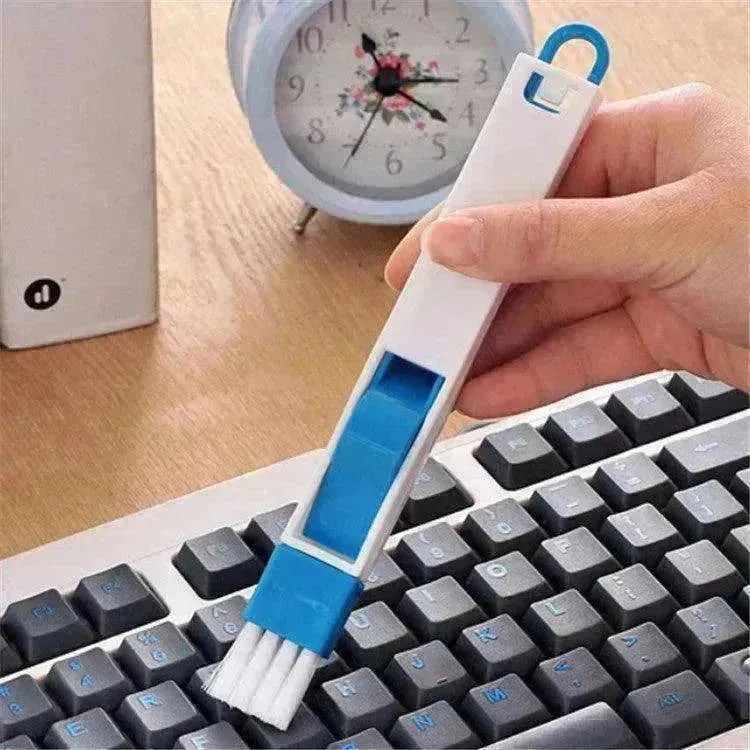 Multi purpose Groove Cleaning Brush With Dustpan Gap for Corners