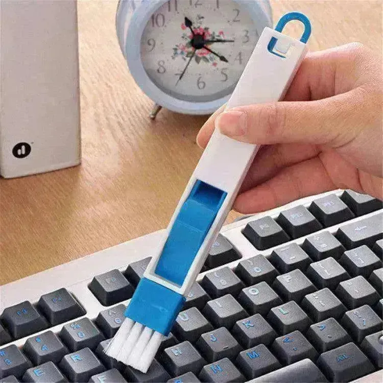 Multi purpose Groove Cleaning Brush With Dustpan Gap for Corners