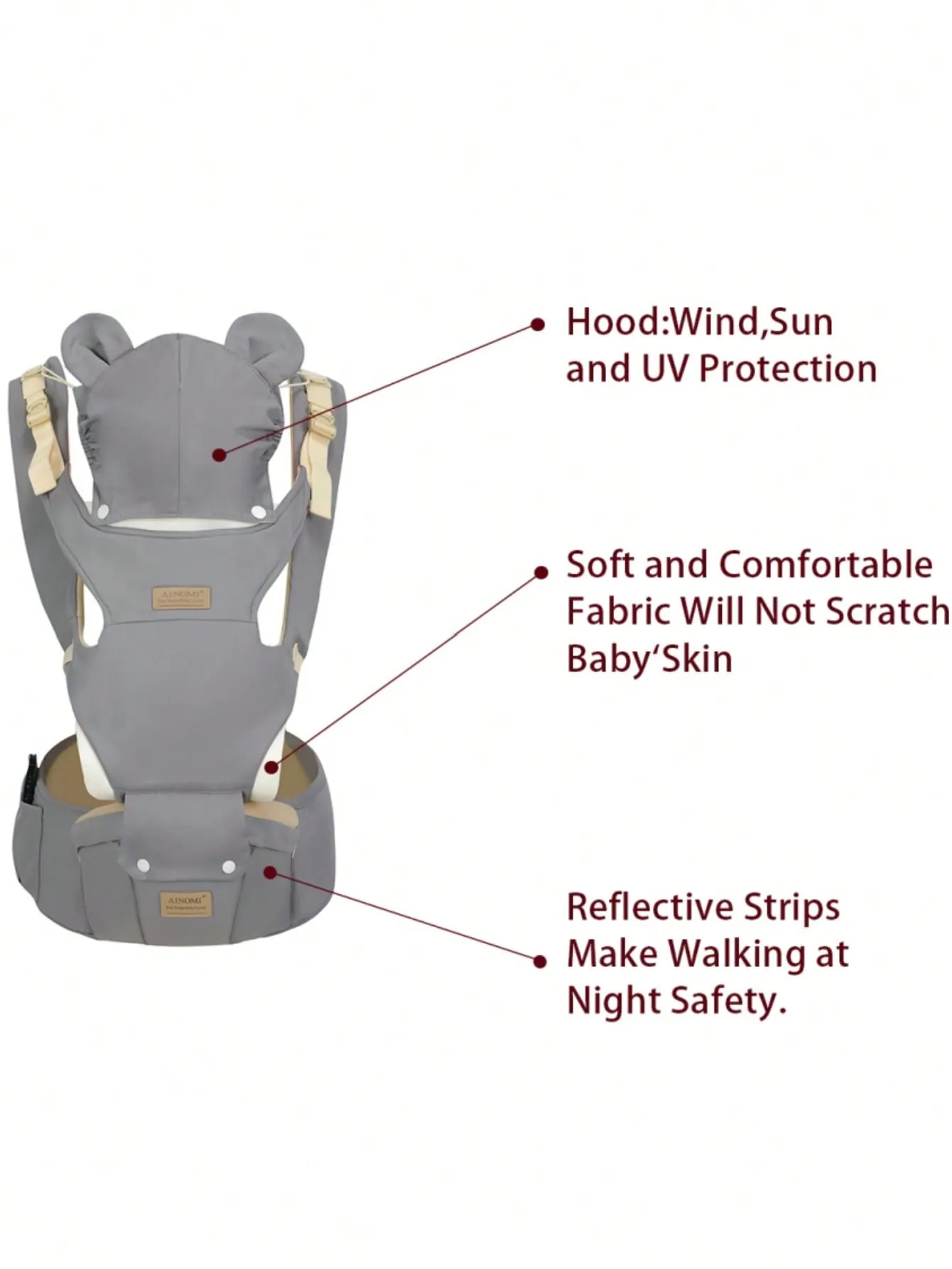 Multifunctional Baby Carrier Waist Stool, Lightweight And Portable Tool For Going Out