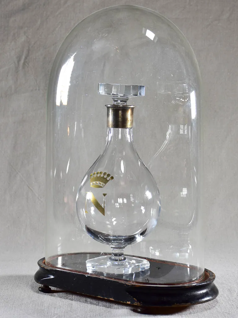 Napoleon III carafe in a glass dome