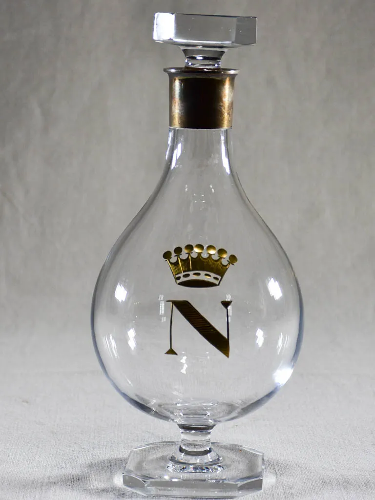 Napoleon III carafe in a glass dome