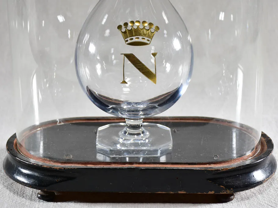 Napoleon III carafe in a glass dome