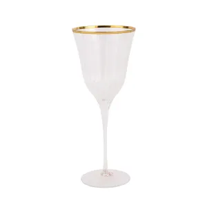 Natalia Gold Water Glass