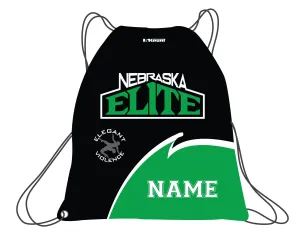 Nebraska Elite Sublimated Drawstring Bag