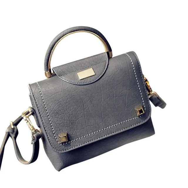 New Design Women Bags Womens Rivet Handbag Shoulder Bag Small Tote Ladies Purse Bags bolsa feminina para mujer