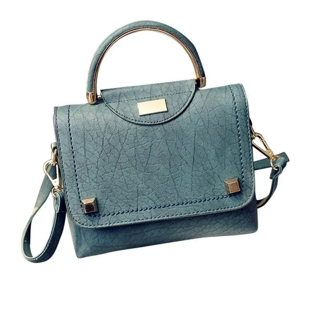 New Design Women Bags Womens Rivet Handbag Shoulder Bag Small Tote Ladies Purse Bags bolsa feminina para mujer
