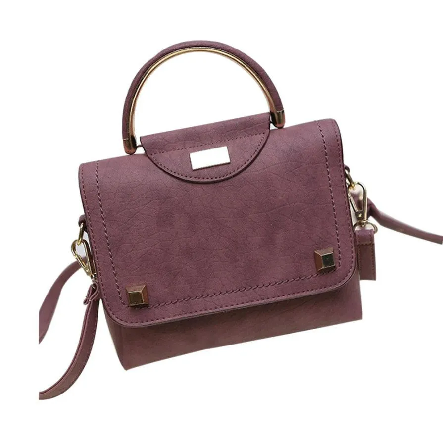 New Design Women Bags Womens Rivet Handbag Shoulder Bag Small Tote Ladies Purse Bags bolsa feminina para mujer