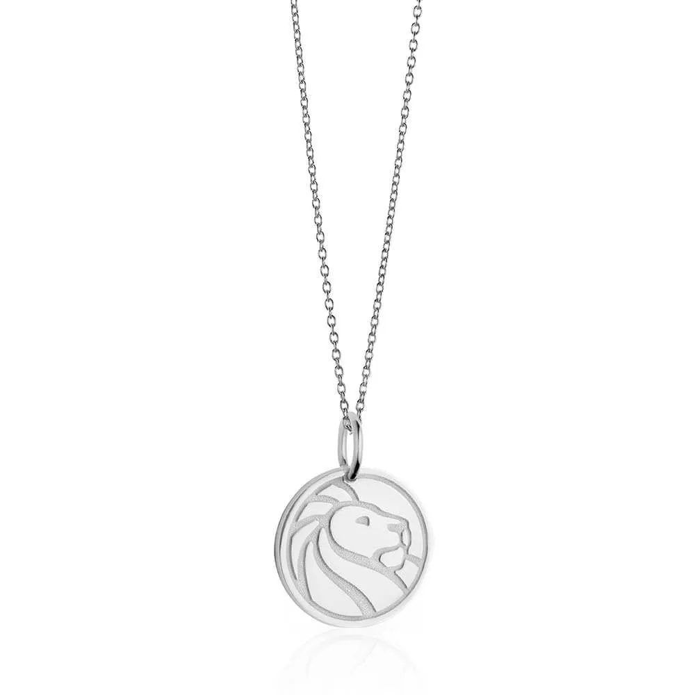 New York Public Library Tag Charm Silver