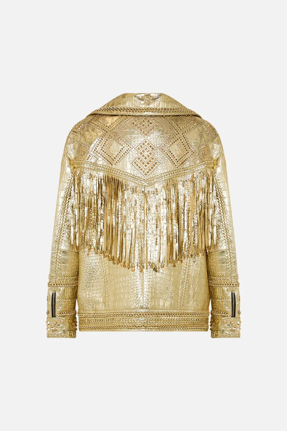 OVERSIZED LEATHER BIKER JACKET VALLEY OF THE KINGS