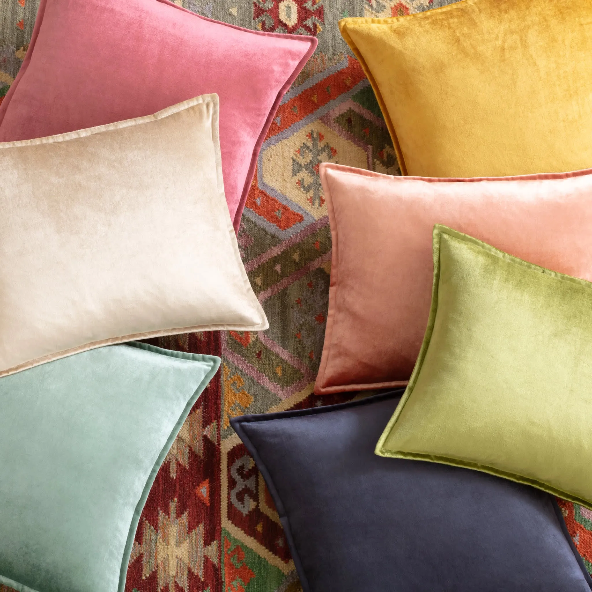 Panne Velvet Berry Decorative Pillow Cover