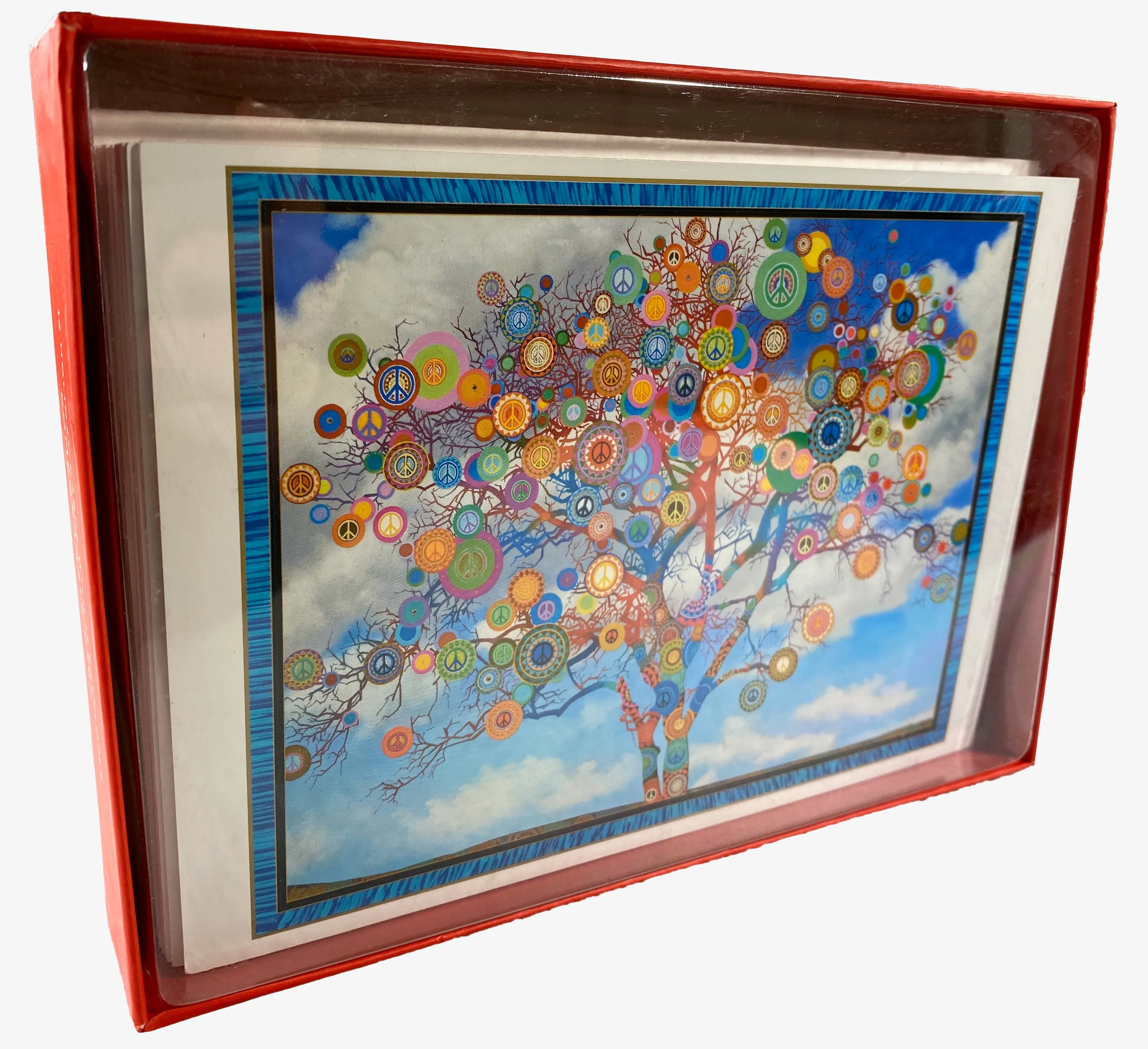 Paul Heussenstamm Peace Tree - Boxed Christmas Cards