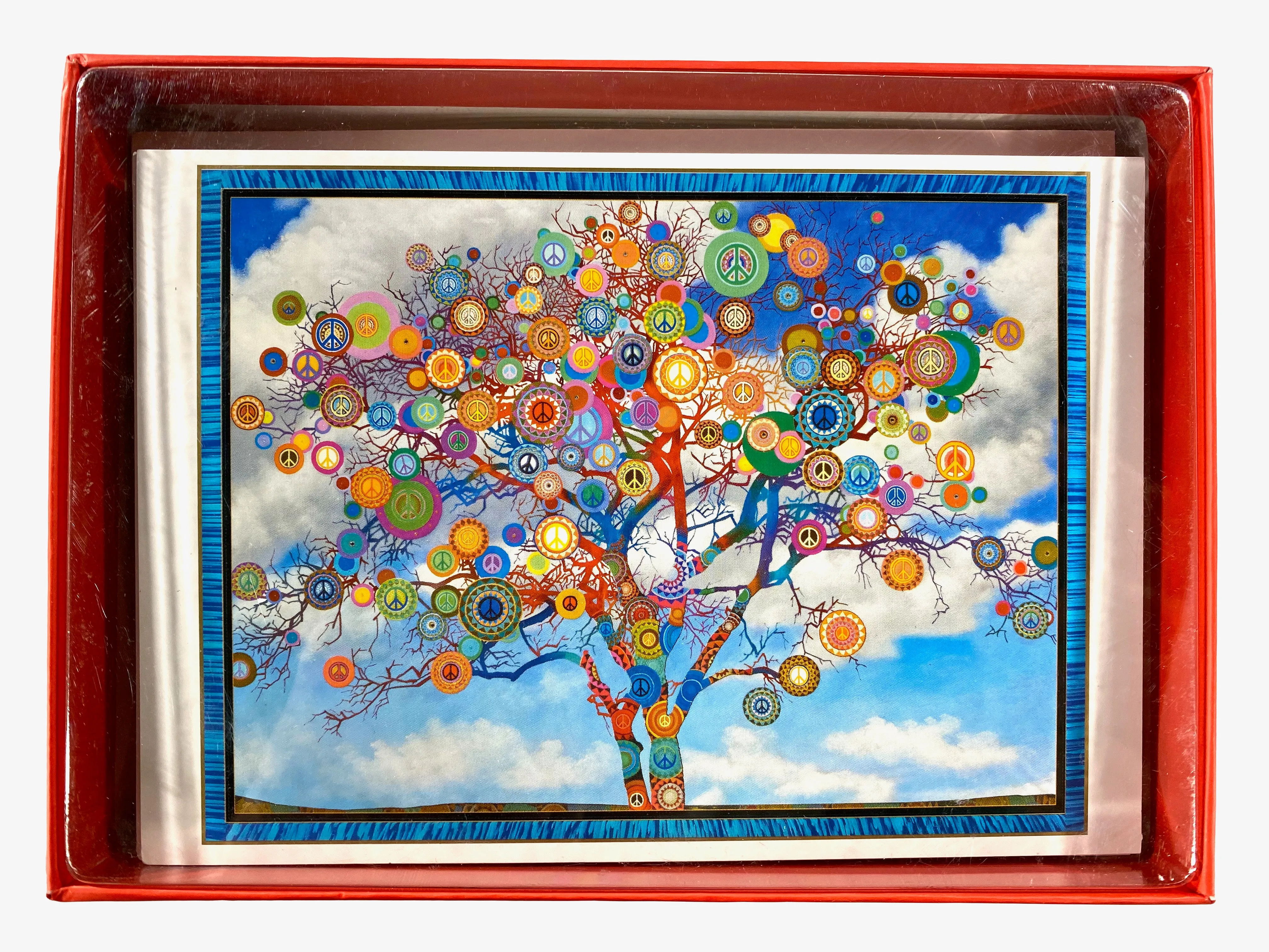 Paul Heussenstamm Peace Tree - Boxed Christmas Cards