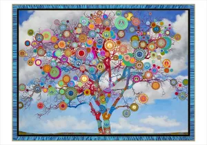 Paul Heussenstamm Peace Tree - Boxed Christmas Cards