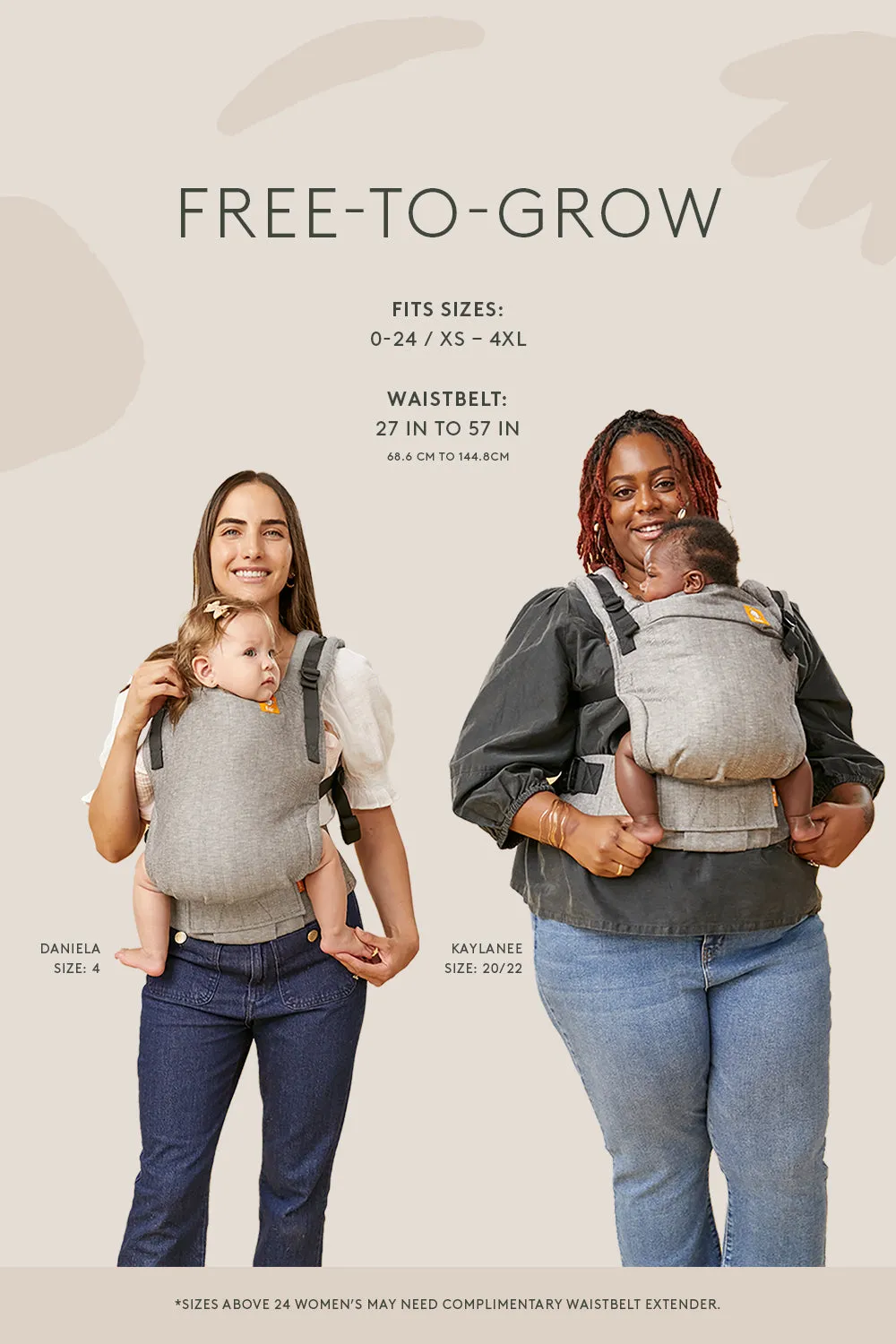 Play - Cotton Free-to-Grow Baby Carrier