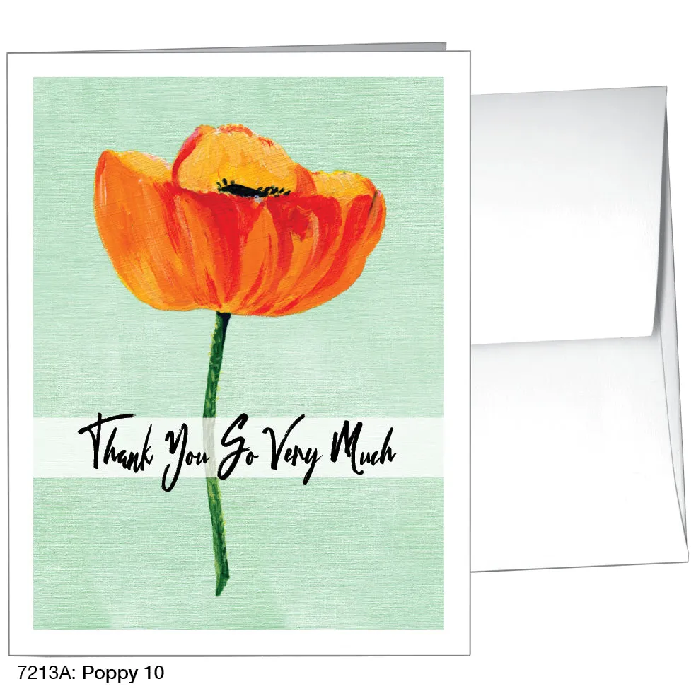 Poppy 10, Greeting Card (7213A)