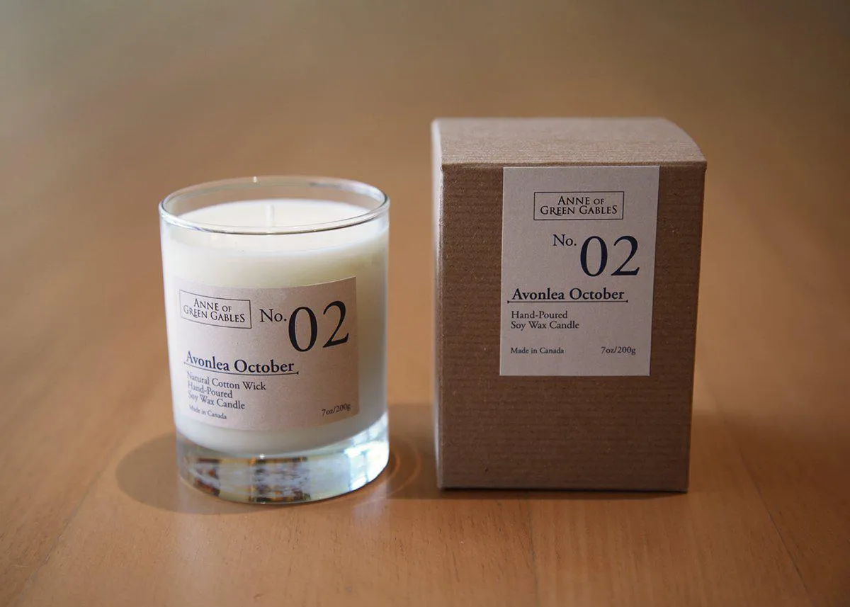 "Avonlea October" Candle