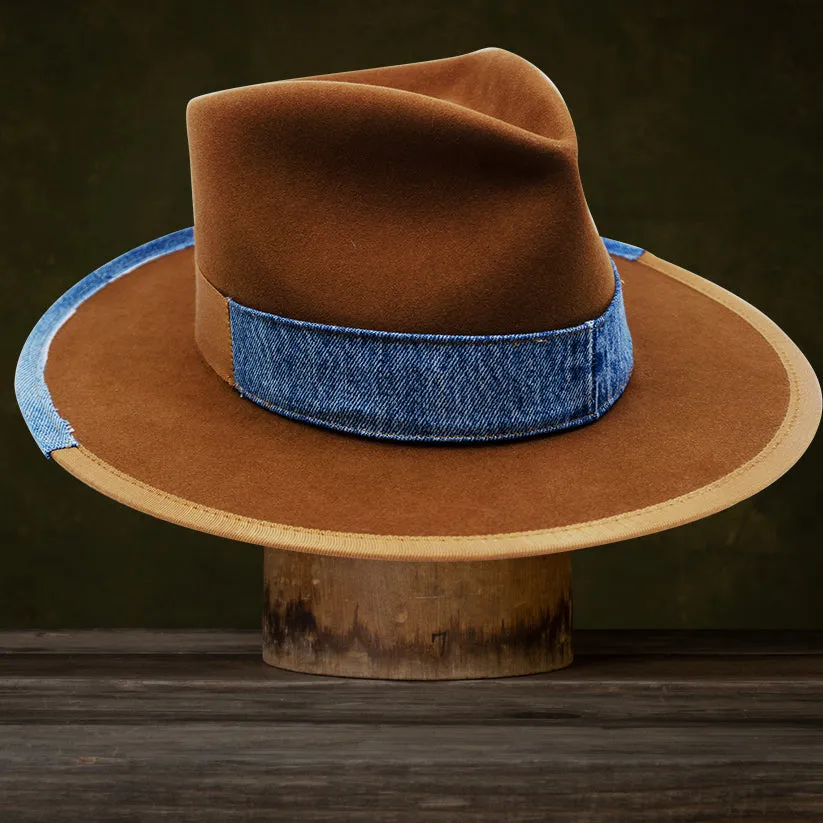 Raven Felt Fedora In Camel