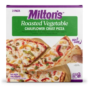 Roasted Vegetable Cauliflower Crust Pizza - 2 Pack
