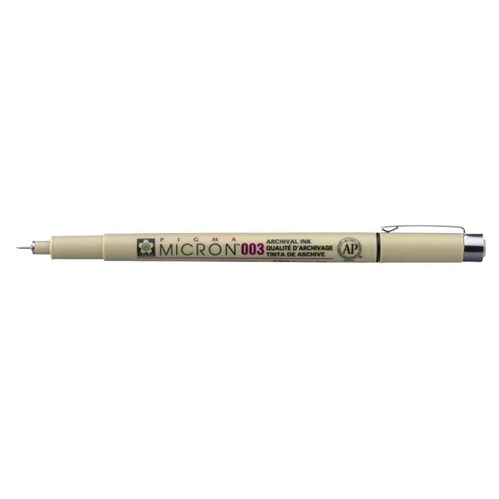 Sakura Pigma 003 Micron 0.15mm Pen, Black