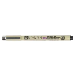 Sakura Pigma 005 Micron 0.20mm Pen, Black
