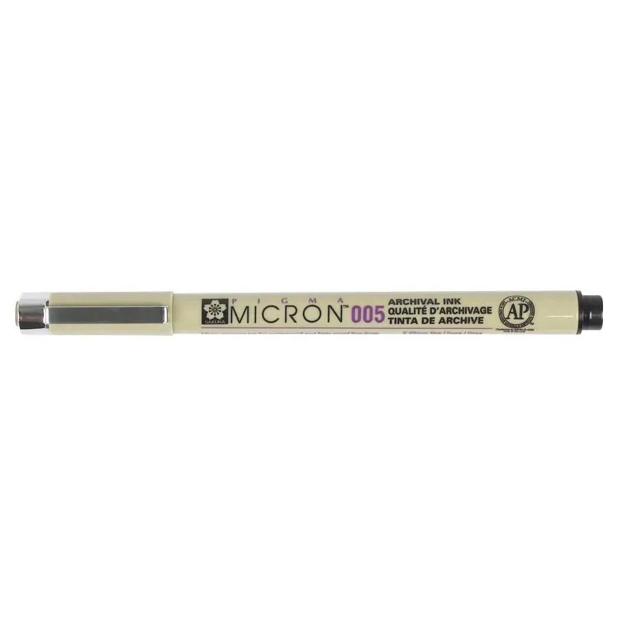 Sakura Pigma 005 Micron 0.20mm Pen, Black