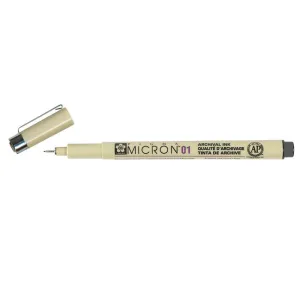 Sakura Pigma 01 Micron 0.25mm Pen, Cool Grey