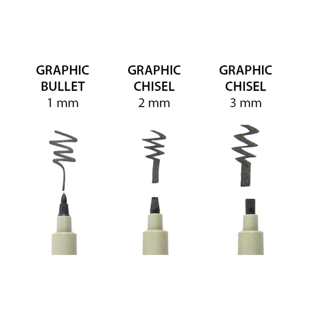 Sakura Pigma Graphic 2.00mm Pen, Black