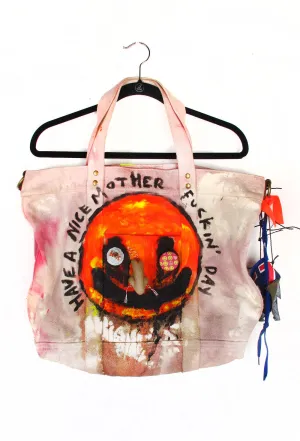 Scooter LaForge "Have A Nice Motherf*cking Day" Tote - ONE OF A KIND