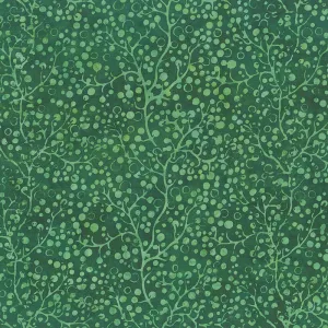 Season's Splendor Batiks - Berries Pineneedle Yardage