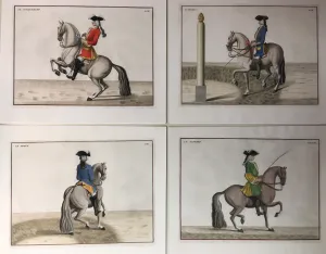 Set of Four “Modern Manege” Giclee prints on acid-free archival Strathmore paper
