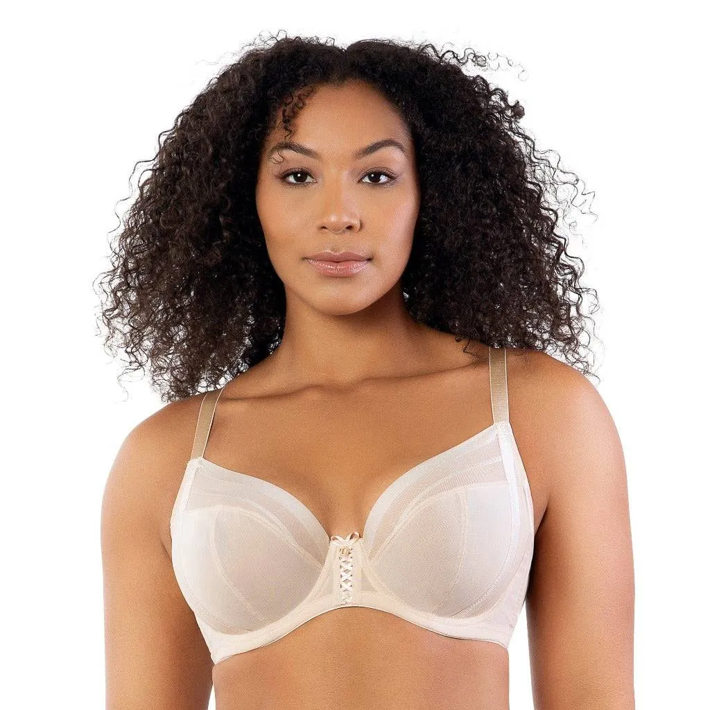 Shea Plunge Sleek Stripe Unlined Bra