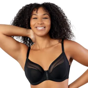 Shea Plunge Sleek Stripe Unlined Bra